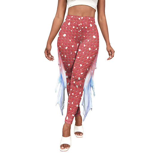 Pantalones Levanta Cadera con Estampado Digital La Sirenita Colorida - Image 7
