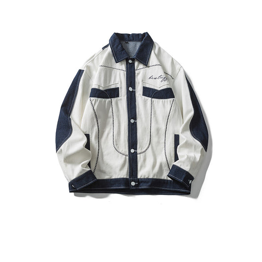 Chaqueta Universitaria Reversible para Pareja - Estilo Combinado Versátil - Image 2