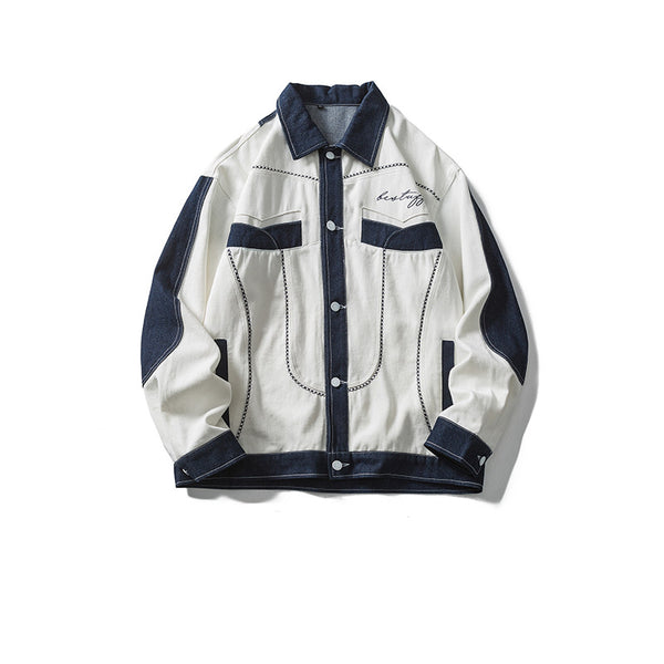 Chaqueta Universitaria Reversible para Pareja - Estilo Combinado Versátil