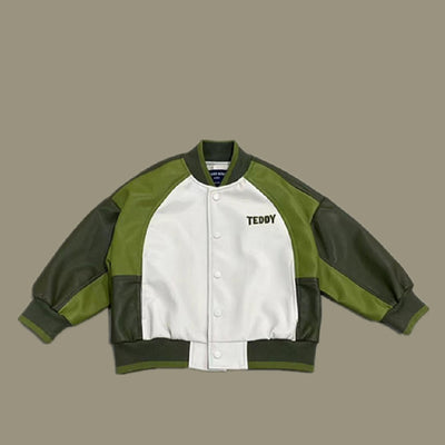 Chamarra de Béisbol Colorblock para Niños - Image 3