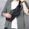 Mochila Bandolera de Cuero para Hombre - Bolso Cruzado Compacto