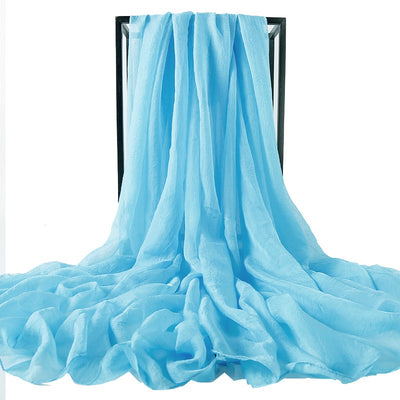 Pañuelo de Seda Simulada para el Sol - Chal Protector UV para Mujer - Image 10
