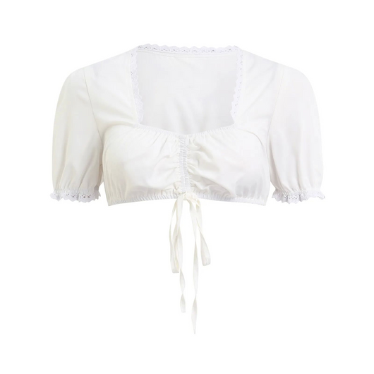 Blusa Blanca Elegante para Mujer - Image 3