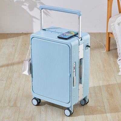 Maleta Trolley Multifuncional con Cargador USB y Ruedas Universales 20 Pulgadas - Image 10