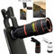 Lente Teleobjetivo 8X con Clip Universal para Smartphone