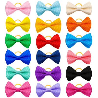 Elásticos para Mascotas con Flor Macaron en Colores Sólidos - Image 4