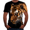 Playera 3D con Estampado Animal para Hombre
