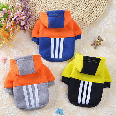 Suéter con Capucha de Forro Polar para Perros - Diseño Moderno Bicolor - Image 8