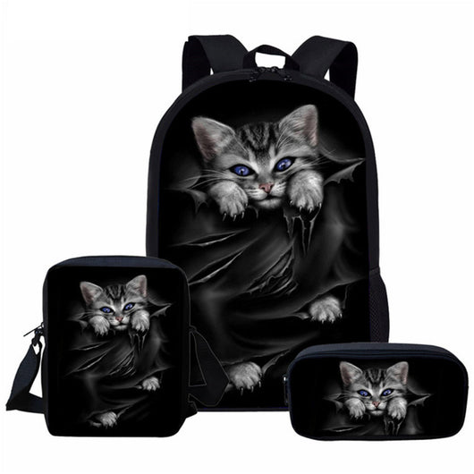 Mochila Escolar con Bolsa Porta Útiles Unisex - Image 13