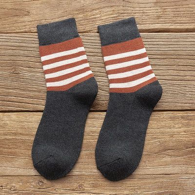 Calcetines de Lana Cálidos con Diseño Artístico - Tubo Alto Estudiante - Image 12