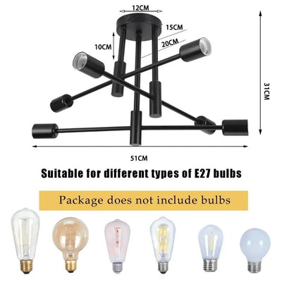 Lámpara de Techo Ramificada LED para Sala y Comedor - Image 15