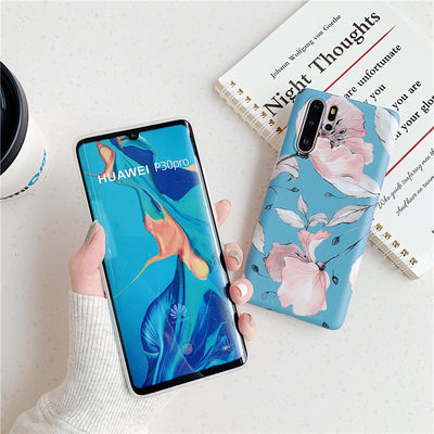 Funda para celular con hojas florales esmeriladas - Image 11