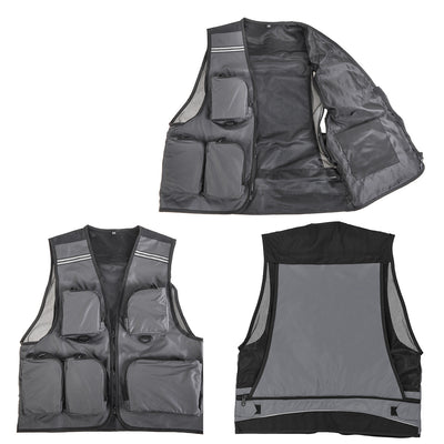 Chaleco de Pesca Multibolsillos Impermeable para Actividades Outdoor - Image 9