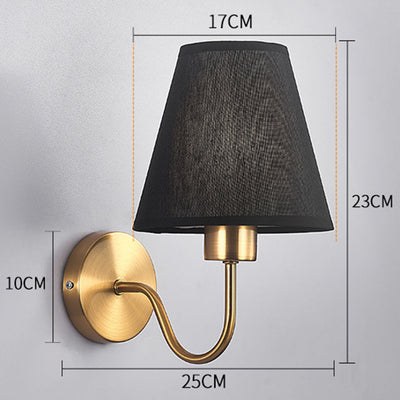 Lámpara de Pared Moderna para Dormitorio y Pasillo con Tela - Image 10