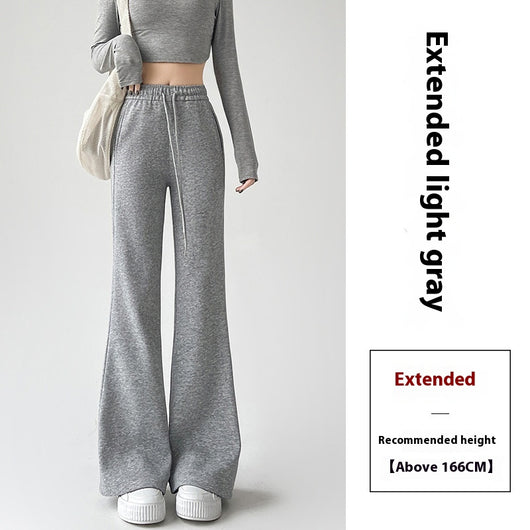 Pantalones Deportivos Acampanados Forrados en Fleece para Mujer - Cintura Alta Reductora - Image 25