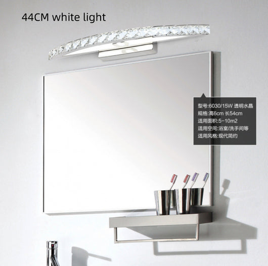 Lámpara LED de Espejo para Baño con Cristal - Luz Frontal Elegante - Image 6