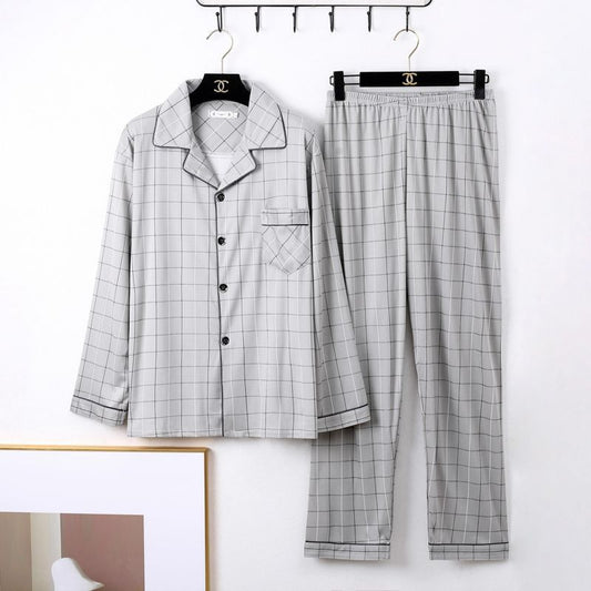 Pijama Minimalista de Manga Larga para Hombre - Image 2