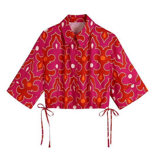 Blusa Casual Estampada Versátil para Mujer - Image 12