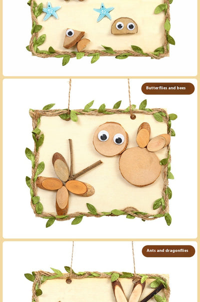Kit de Arte Ramas Naturales - Pintura Artesanal en Madera para Día del Árbol - Image 14