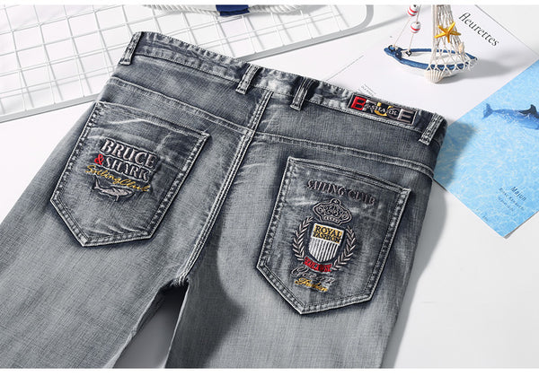 Jeans Rectos Holgados Talla Grande para Hombre - Corte Slim Moderno