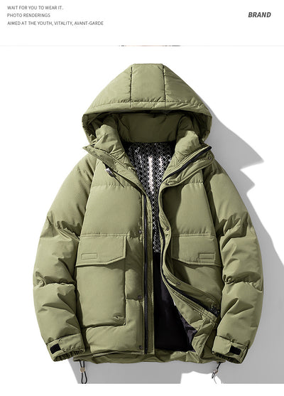 Abrigo de Plumón de Pato Blanco Unisex - Chaqueta Térmica Oversized - Image 19