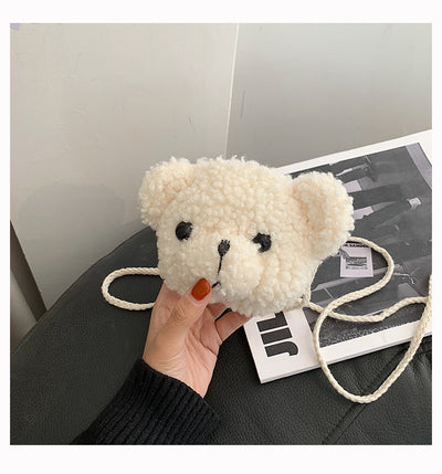 Bolsa Bandolera Infantil Cabeza de Oso de Peluche - Image 14