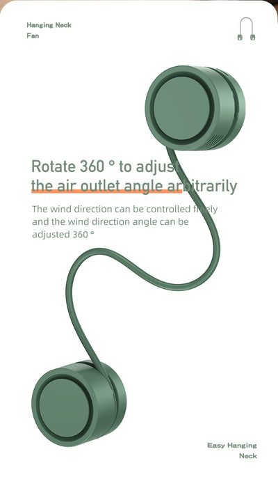 Ventilador Portátil de Cuello sin Aspas con USB y Aromaterapia - Image 8