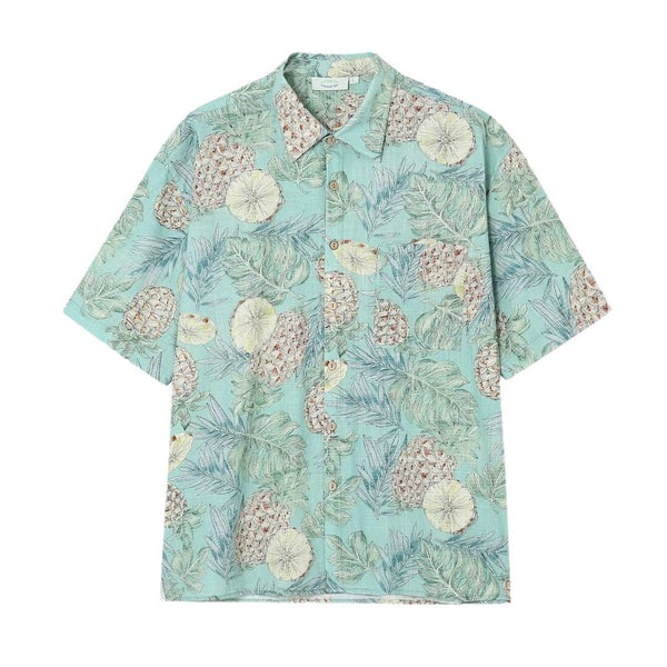 Camisa de Seda Floral Fresca para Hombre - Manga Corta Verano - Image 6