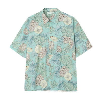 Camisa de Seda Floral Fresca para Hombre - Manga Corta Verano - Image 6