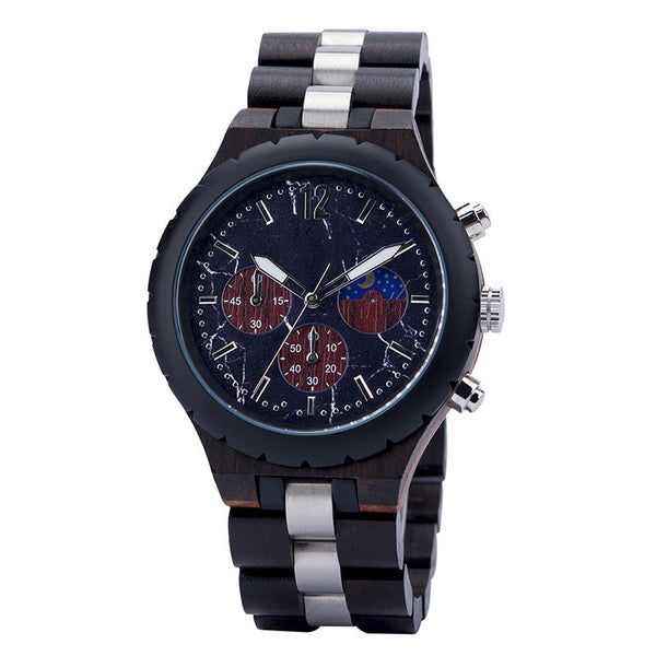 Reloj de Cuarzo Leisure Business con Madera Natural - Image 7