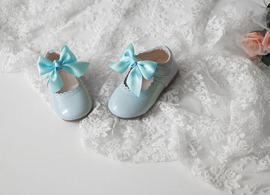 Zapatos de Tacón Bajo para Niñas con Moño - Cuero Elegante Primavera Otoño - Image 12