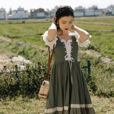Vestido Infantil Corazón First Love con Moño