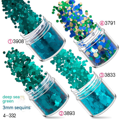 Set de Manicura con 12 Colores de Purpurina Degradada y Polvo Láser Holográfico - Image 10