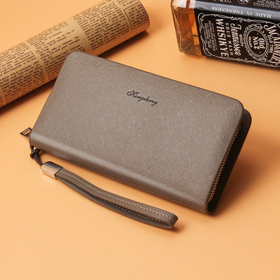 Cartera Larga para Hombre con Múltiples Compartimentos - Clutch de Gran Capacidad - Image 4