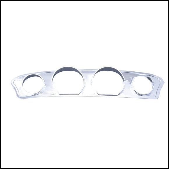 Aro Decorativo Cromado para Tablero de Instrumentos - Marco Triple Electrochapado
