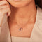 Collar de Plata Esterlina 925 Entrelazado para Mujer