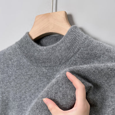 Suéter Cuello Alto Casual para Hombre - Diseño Minimalista Versátil