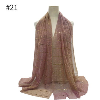Pañuelo Ligero Mujer Primavera Verano - Tela Arrugada Transpirable - Image 19
