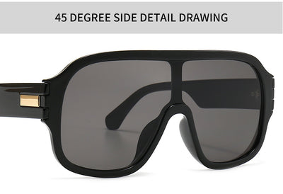 Gafas de Sol Oversized para Hombre y Mujer - Montura Integral Moderna - Image 9