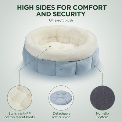 Cama Donut para Perros Pequeños y Gatos - Cómoda Cama Redonda Lavable con Base Antideslizante - Image 8