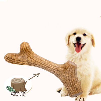 Juguete Dental de Madera de Pino y Asta para Perros Pequeños y Medianos - Image 8