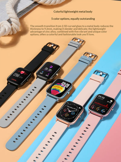 Pulsera Smartwatch Táctil con Monitor de Frecuencia Cardíaca y Presión Arterial - Image 12