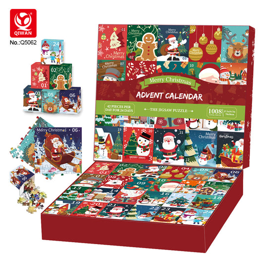 Calendario de Adviento Descompresivo 24 Sorpresas - Caja Ciega Navideña