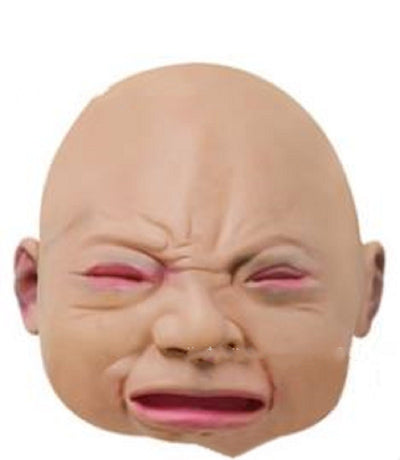 Máscara Látex Bebé Llorón y Enojado - Disfraz Halloween Terrorífico - Image 4