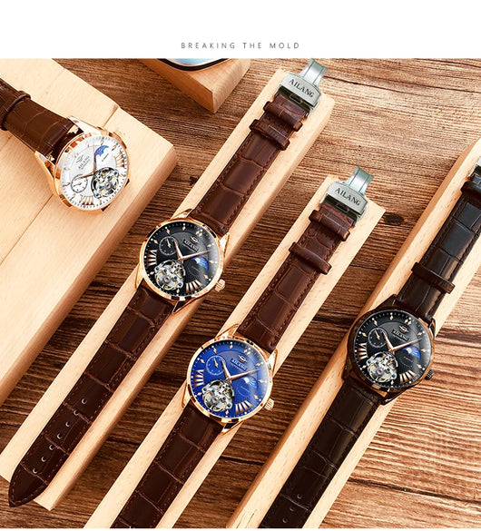 Reloj Automático Mecánico para Hombre con Esqueleto Visible y Resistencia al Agua - Image 31