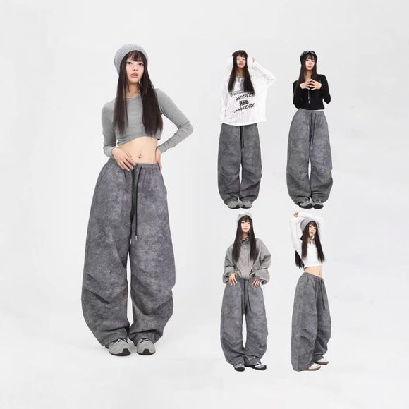 Overoles Retro Gris Carbón para Mujer