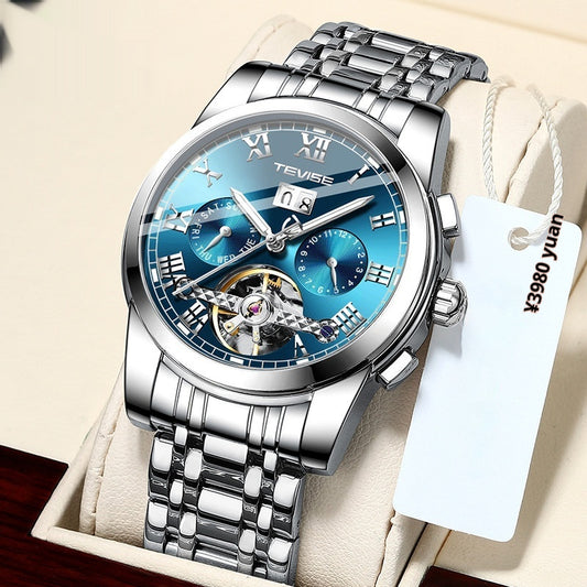 Reloj Tourbillón Luminoso Resistente al Agua