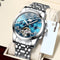 Reloj Tourbillón Luminoso Resistente al Agua