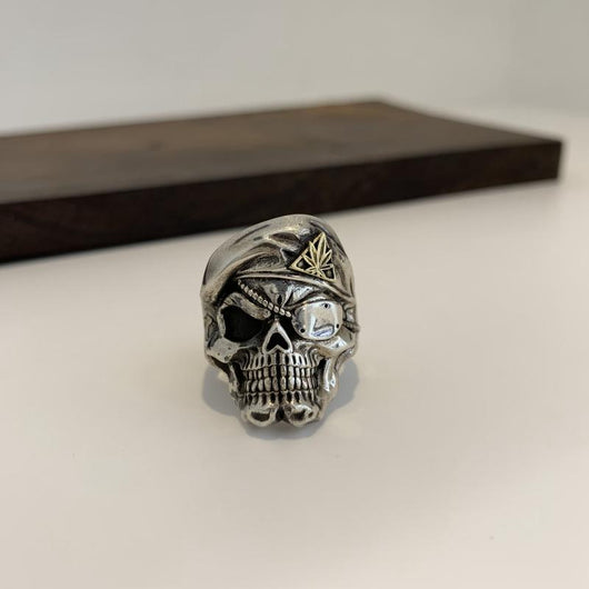 Anillo de Calavera Hip Hop Punk Plata 925 Estilo Personalidad - Image 2