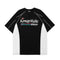Camiseta Hombre Estampado Letras Contraste Patchwork